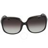 Grey Gradient Square Ladies Sunglasses Sf739sa 001 59