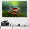 Картина на холсте с животными, древесная лягушка, смеющиеся постеры и принты, пейзаж, настенные художественные фотографии для гостиной, домашний декор, без рамки