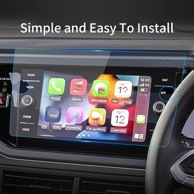 Tempered glass screen protector Film For VWVolkswagen Taigo 8 inch Car GPS Navigation anti-scratch accessories