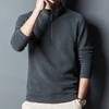 Мужские топы Стойка-воротник Половина молнии Длинный рукав Флисовая толстовка Мягкие Теплые Дышащие Спортивные топы