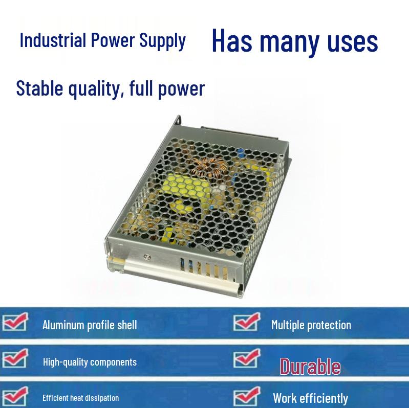 Ultra-thin 24V 150W Industrial Monitoring Power Supply - 24V 6.3A