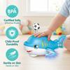 Whale Electric Swivel Shark Toy Mini Sensory Baby Toy Floating Ball Blowing Toy  Christmas Gifts