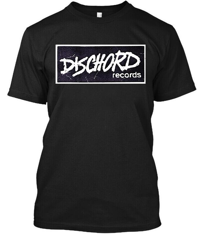 Ограниченный выпуск Новая футболка Dischord Records American Record Music Винтажная с графическим принтом Унисекс