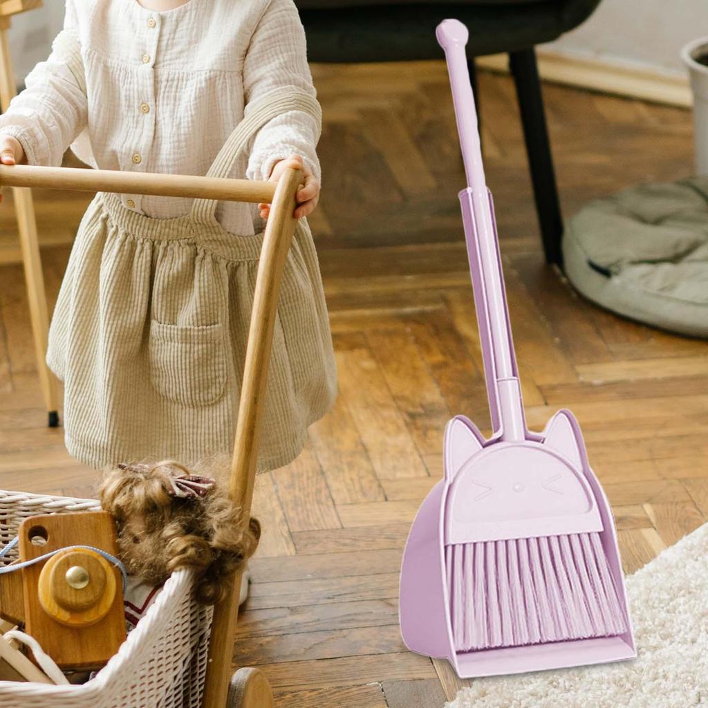 Детская чистка метлы, набор совков, подметание, игра, ролевые игрушки