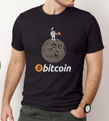 Bitcoin Astronaut T-Shirt: Crypto Moon Tee