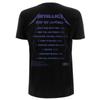 Metallica Unisex Adult Ride The Lightning Tracks T-Shirt