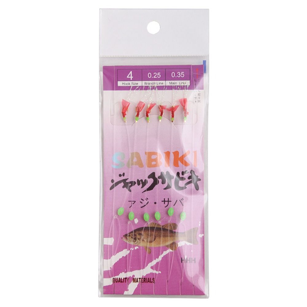 6pcs Rubber Fishing Hooks Wobbler Lure Bait Tackle Bionic String Hook  for Sea/Freshwater Fishing