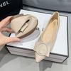 Fashion Ladies Footwear Pointed Toe Women's Flat Shoes Bride Moccasins Spring 2024 Trend Y2k High Quality Fashion Elegant Dress Lastest