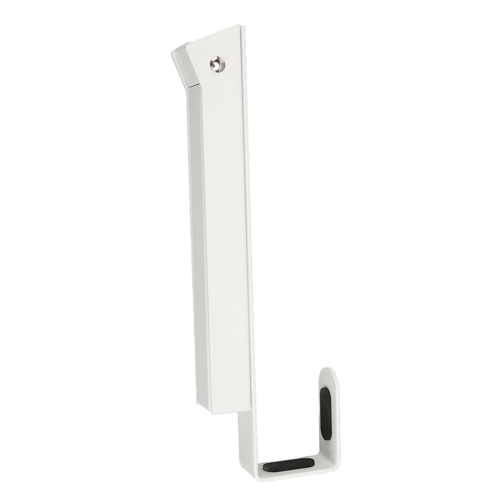 Наддверная вешалка для одежды, белая складная, экономящая место, металлическая наддверная вешалка для пальто