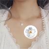 Korean Cherry Blossom Clavicle Necklace for Women