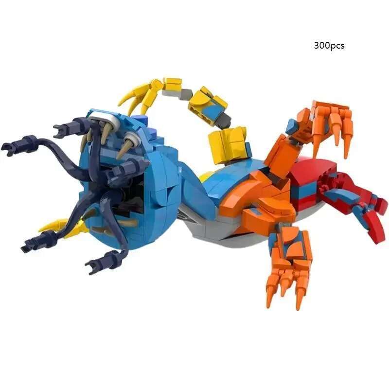 Doeys The Doughmans Строительные блоки Динозавры Кошмарное существо Блок Пряжаби Строительные блоки Игра Блок Игрушка Подарок