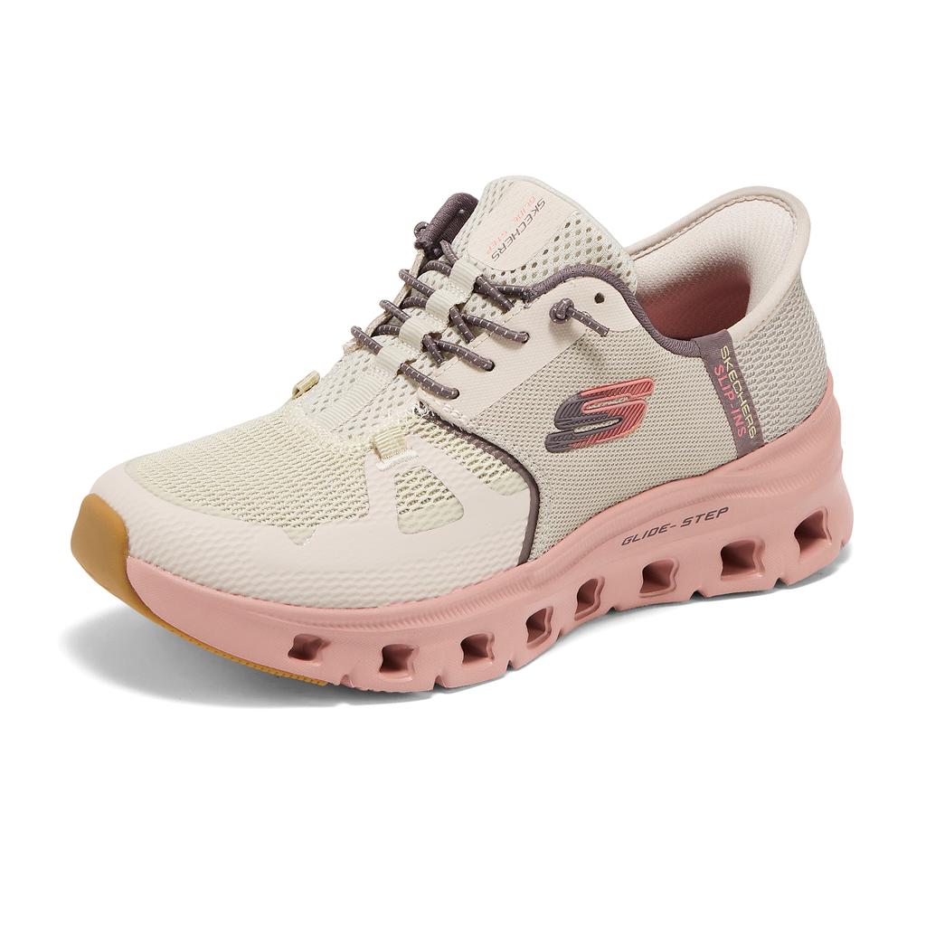 Skechers Спортивные Удобные Универсальные Амортизирующие Дышащие Поддерживающие Упругие Повседневная обувь Женские кроссовки Коричневый Розовый 150420-TPMT