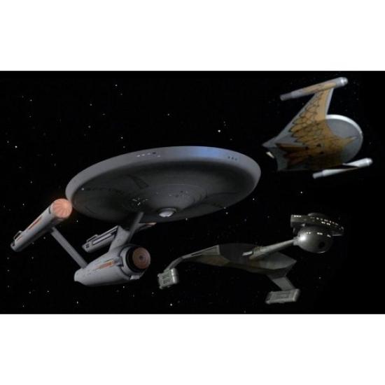 Platts Star Trek Space Operation 3 Набор кораблей Пластиковая модель 1/2500