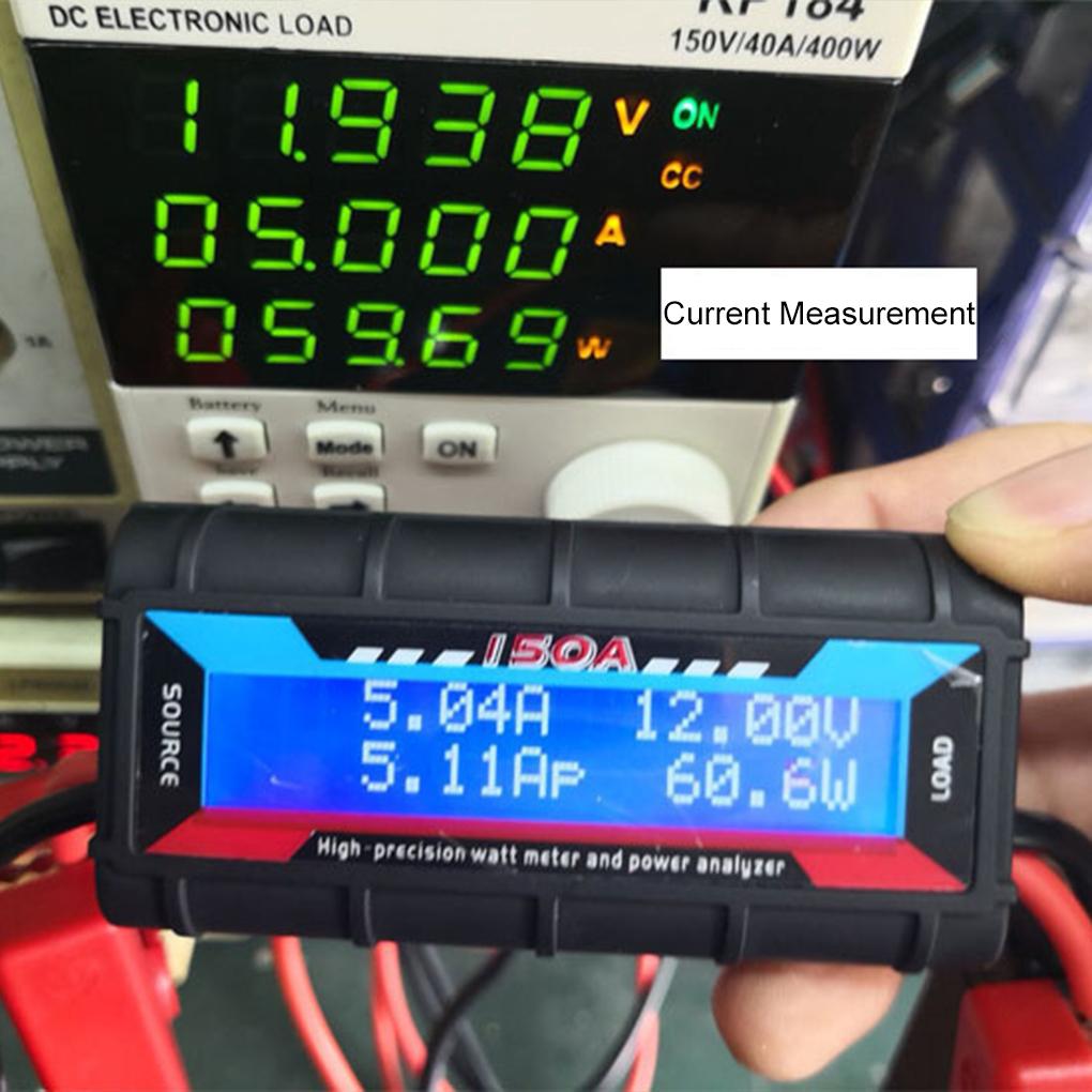 Новая модель RC 2025 150A/200A Высокоточный Ваттметр Анализатор мощности ЖК-ваттметр с подсветкой и фотоэлектрическим разъемом