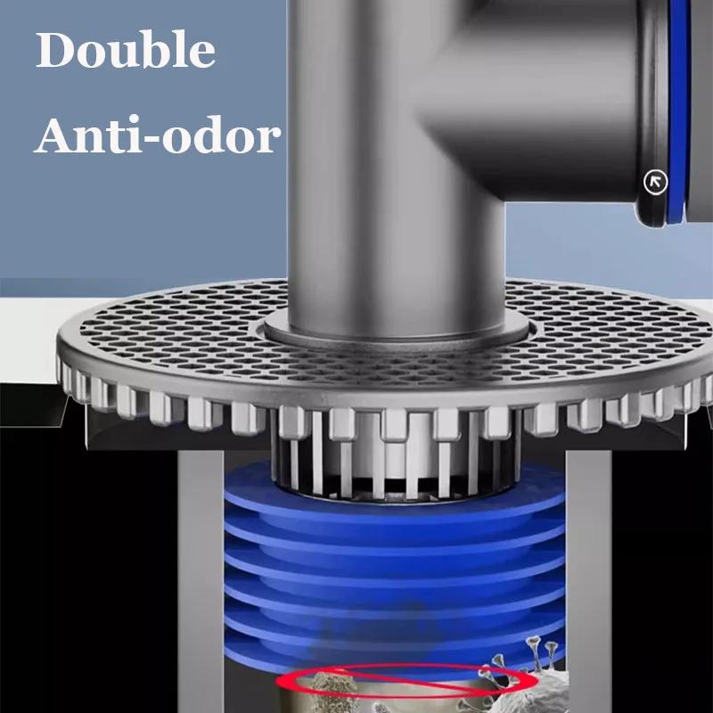 Соединитель слива канализации 2 в 1 Универсальный слив для пола стиральной машины Слив для раковины Канализационные аксессуары Адаптер для шланга Шланг для измельчителя