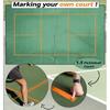 Cut Freely Tennis Court Tape Wide Application Sports Floor Marking Tape  Outdoor Sports