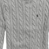 Polo Ralph Lauren Solid Comfortable Cable Knit Sweater Мужской свитер Серый 710775885-013