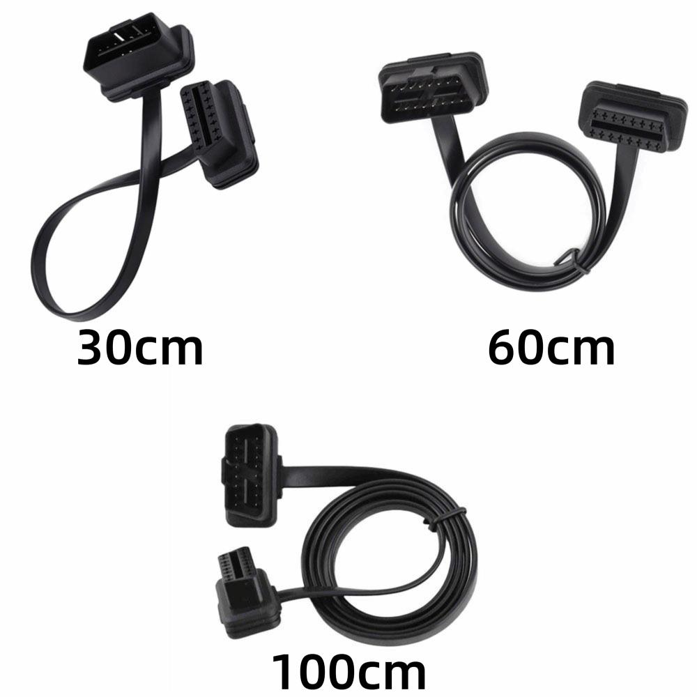 Flat Ribbon Male to Female Adapter 16 Pin Adapter Code Scanners Car Diagnostic Scan