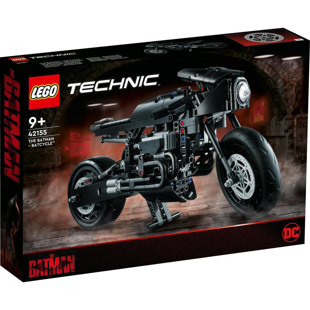 LEGO Technic The Batman Batcycle 42155 Toy Block Present American Comics Superhero Boys Ages 9 and Seniors (TM)