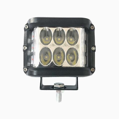 Cross-border Bestseller 120W Three-sided Dual-flash Fog Lights 60W Tricolor Strobe Car Lights Double-row Auxiliary Lamps 12V