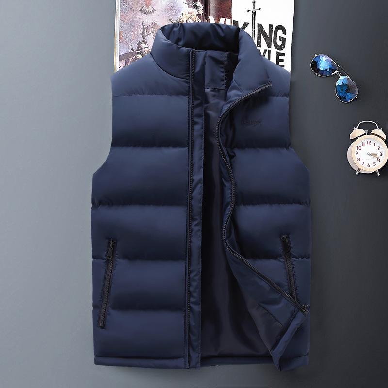 Мужской жилет осенне-зимний толстый хлопковый жилет мужской корейской версии для отдыха прилива