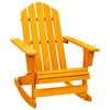 VidaXL Adirondack Garden Rocking Chair Fir Wood Orange