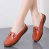 Модные женские балетки весна новые металлическая пряжка мягкая подошва легкие полушлепанцы женские повседневные офисные удобные кожаные туфли