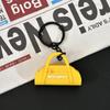New Soft Pilates Keychain Yoga Core Bed Keychain Silicone Gym Key Chain Motivational Girl Gym Accessories Fitness Gifts