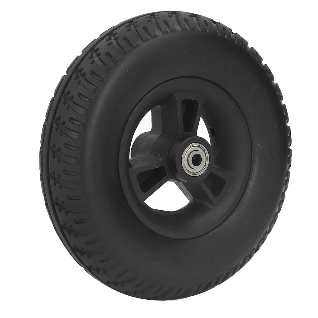 8-дюймовая шина для инвалидной коляски PU противоскользящая взрывозащищенная сильная несущая способность замена колеса