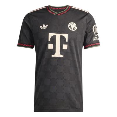 adidas Третья аутентичная футболка ФК «Бавария» сезон 25/26, версия игрока, мужская футболка KE6802