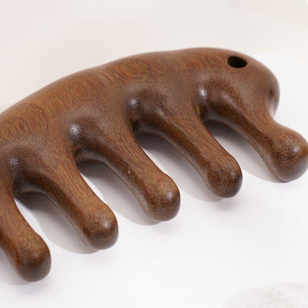 Multifunctional Body Meridian Massage Comb Hanging Wood Therapy Massage Comb  Body Massage
