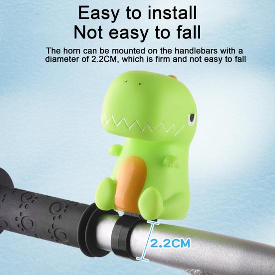 Cartoon Bike Bell Cute Squeeze Bicycle Horn Loud Clear Sound Easy Installation on