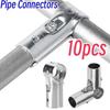Tube Connector 25mm Structural Pipe Metal Joiner 5pcs 10pcs for Workshop Furniture Home Storage System Easy Setup Durable