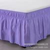 Однотонная эластичная юбка для кровати, подходящая для украшения спальни 90см/100см/150см/200см Кровать