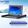 KVM-переключатель Maituo Weiju на 16 портов HDMI со встроенным 15,6-дюймовым монитором