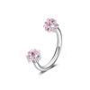 2 PCS Elegant Nose Ring Stainless Steel Daith Piercing Jewelry Cartilage Helix Earrings  Daily