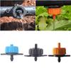 100pcs Pressure Compensating Drip Emitters Micro Connectors 2L/4L/8L Adjustable Drippers for Garden Lawn Drip Irrigation