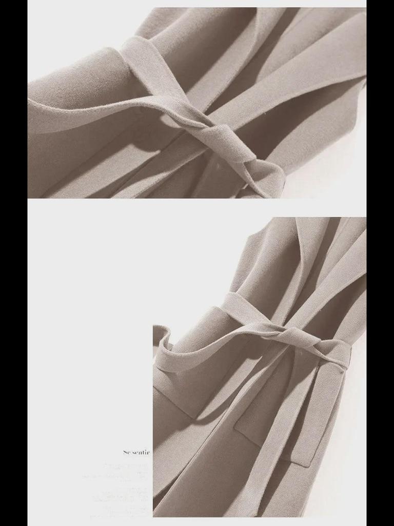 Women's Woolen Vest Coat - Autumn/Winter 2025 Fashion, Suit Collar, Long Waistcoat.