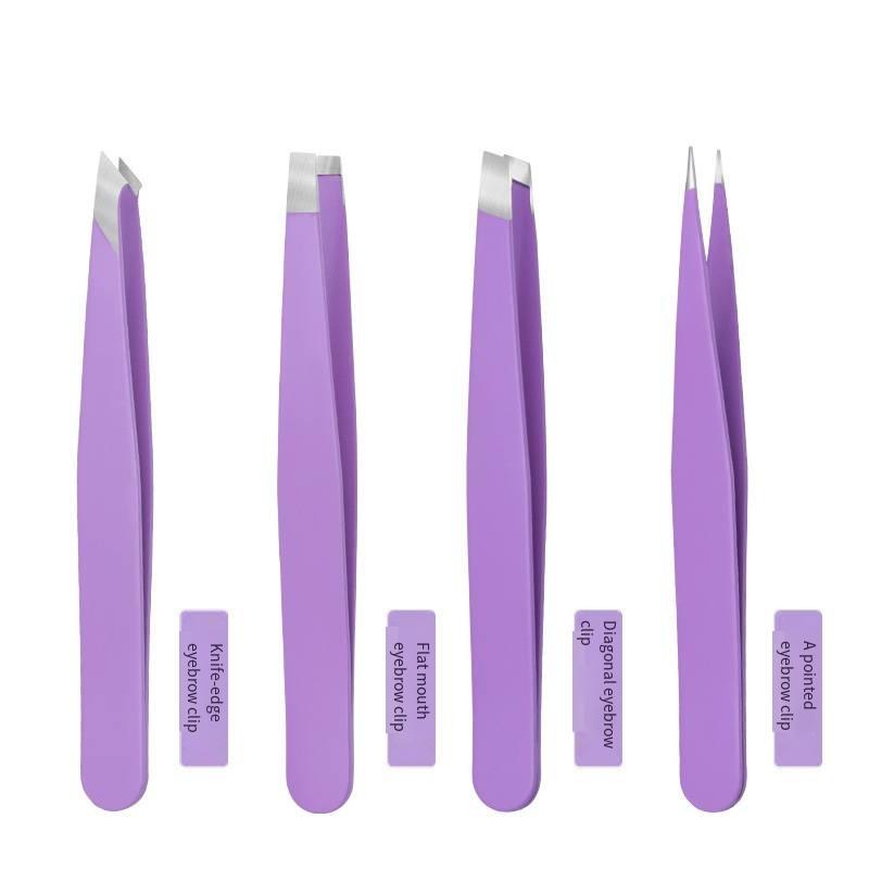 Eyebrow Hair Removal Tweezers Stainless Steel Hair And Beard Plucking Eyebrow Clip Makeup Tools Tweezers For Lash Products