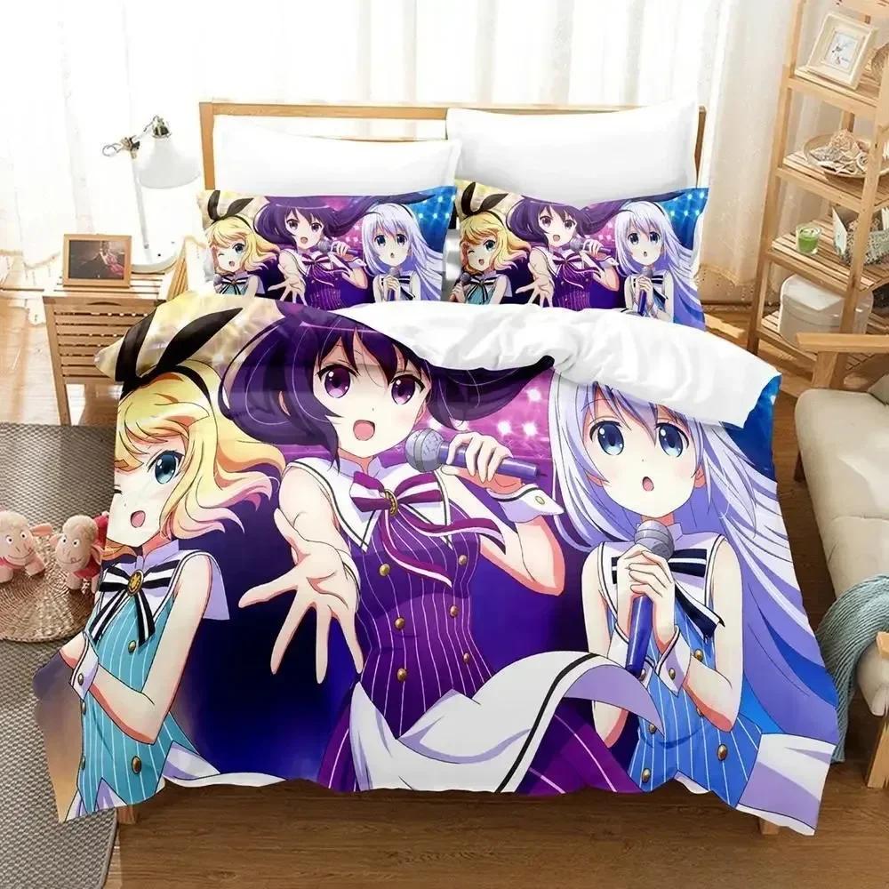 Idol Singer Bedding Set Single Twin Full Queen King Size Bed Set Adult Kid Bedroom Duvet cover Sets 3D Print Love Live!