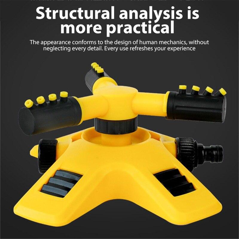Garden Sprinkler 360 Degree Automatic Rotating Yard Water Sprinkler Irrigation Water Sprayer