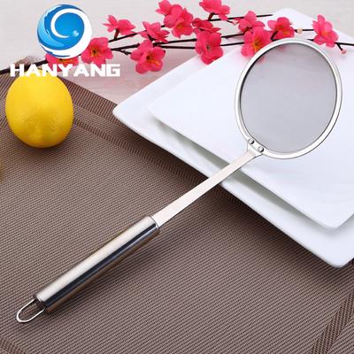 HANYANG 304 Фильтрующая ложка из нержавеющей стали Домашняя кухня Ложка для фильтрации масла Ложка для рыболовного масла Решетка для масла из соевого молока Горячий горшок Слив для супа