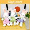 Strap Pants Small Flower Rabbit Plush Toys Childrens Dolls Birthday Gifts