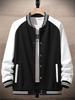 Autumn 2024 Men's Loose Baseball Jacket: Trendy Brand for Teens and Students, All-Match Casual Style.