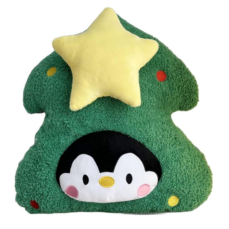 Трансформируемая Рождественская елка Подушка-игрушка Плюшевая игрушка Подарок для девочек Высота 45 см