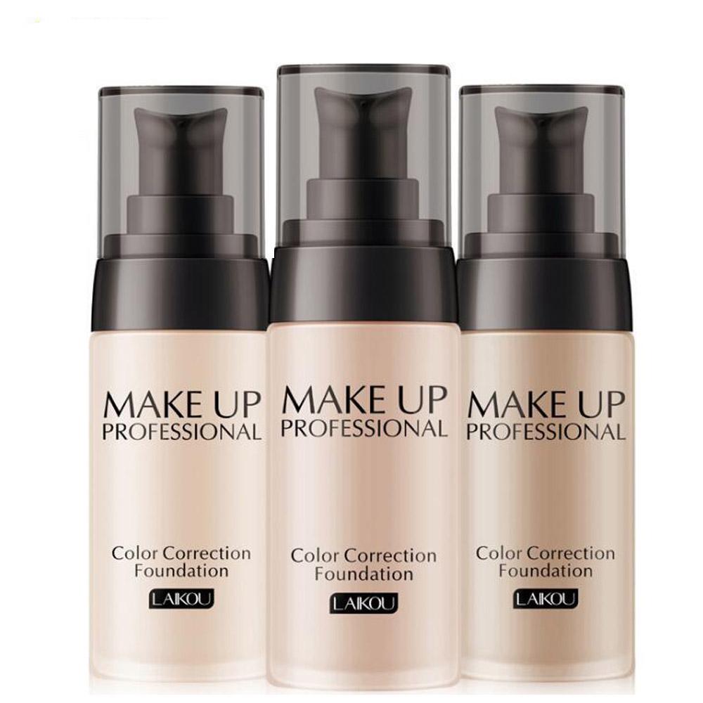 Foundation Liquid Makeup Base Long Lasting Moisturizing Women Nude Face Cover Concealer Skin Care