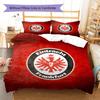 Eintracht Frankfurt Pattern Bedding,Quilt Set Quilt Cover Pillowcase Home Birthday Gift(1 * duvet cover + 2 * pillowcase, without core)