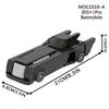 MOOXI MOC Бэтмен Герои Мотоцикл Кирпичи Машина Транспорт Фигурки Подставка Совместимые Строительные Блоки Игрушки Для Детей Взрослых Друзей Подарок