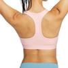 Nike Swoosh Dri-Fit Минималистичная Мода Универсальное Быстросохнущее Классическое Спортивное Белье Женское белье Светло-розовое Белое DX6822-608