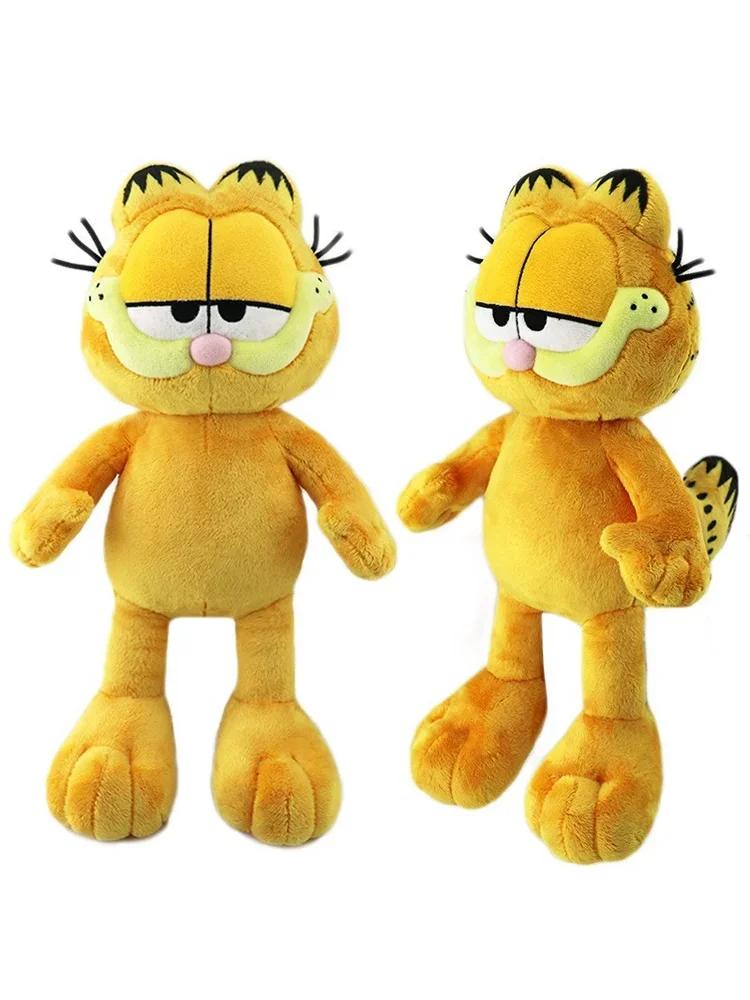 Kawaii Garfield Cat Anime Plush Toys Cute Garfield Family Odie Stuffed Anime Plushies Kawaii Cartoon Peluche Dolls Gifts Kids